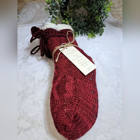 NWT Quagga Faux Sherpa Youth Slipper - Picture 1 of 6